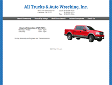 Tablet Screenshot of harrysautoandtrucks.com